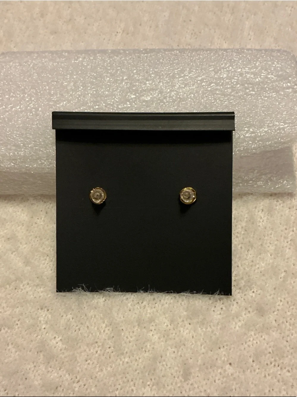 Coach Gold-tone Snoopy Head Stud Earrings with Black Accents - Picture 3 of 4